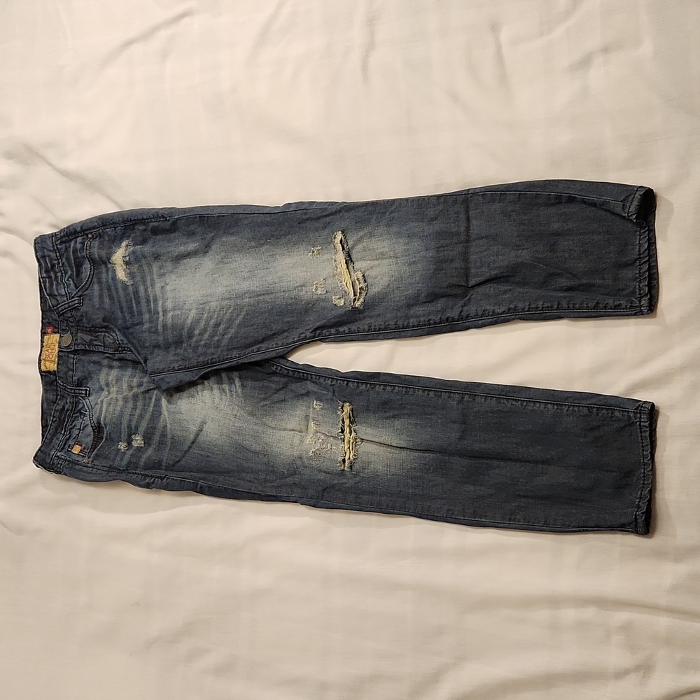 Dear John‎ jeans Jesse Boyfriend Women's 25 blue denim distressed